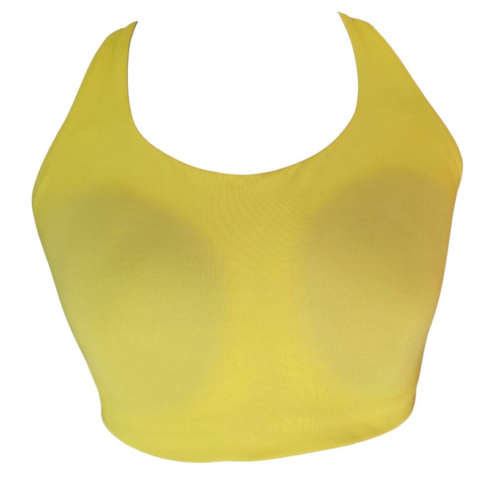 Lululemon Energy Bra Lime Green Size 38D Athletic Athleisure Sports Bra